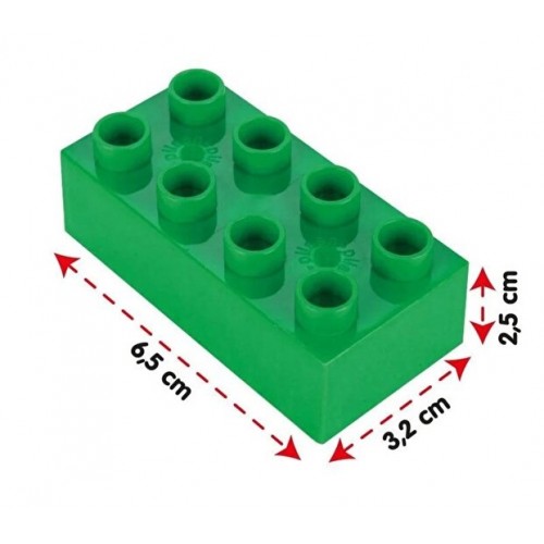 Pilsan 03 555 Makro 6 Renkli Tuğla Bloklar